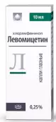 Левомицетина р-р; гл.капли Флакон 0.25% 10мл от Лекко ФФ ЗАО