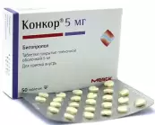 Конкор Таблетки 5мг №50 от Мерк