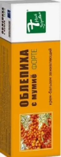 7 Нот здоровья Облепиха с мумие форте Крем-бальзам д/тела 75мл произодства Королев Фарм ООО