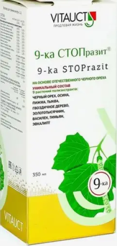 9-ка Стопразит Р-р д/приёма внутрь 350мл произодства Витаукт-Пром