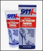 911 крем для ног с экстрактом пиявки и троксерутином Туба 85мл от Твинс Тэк ЗАО