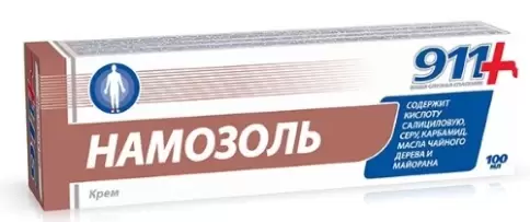 911 Намозоль крем для удаления натоптышей Туба 100мл произодства Твинс Тэк ЗАО