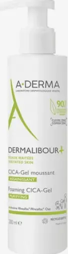 A-Derma Dermalibour+Cica Адерма Дермалибур+цика Гель очищающий пенящийся Флакон с дозатором 200мл произодства Пьер Фабр Дерматология