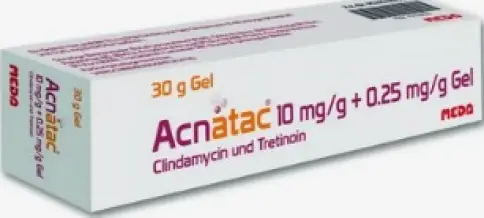 Acnatac Акнатак дерматологическое средство против акне Гель в тубе 10мг+0.25мг/г 30г произодства Не определен