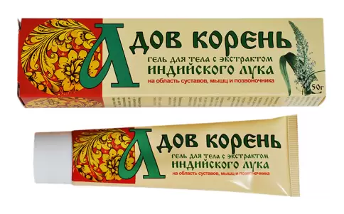 Адов корень с экстрактом индийского лука Гель д/тела 50г произодства РеалКосметикс ЗАО