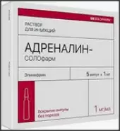 Адреналина г/х Ампулы 0.1% 1мл №5 в Саратове от Аптека Эконом Саратов 1-я Беговая 6-12