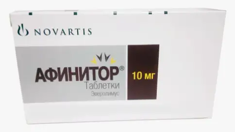Афинитор Таблетки 10мг №60 произодства Новартис Фарма