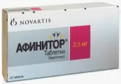 Афинитор Таблетки 2.5мг №30 от Новартис Фарма
