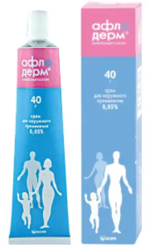 Афлодерм Крем 0.05% 40г произодства Белупо