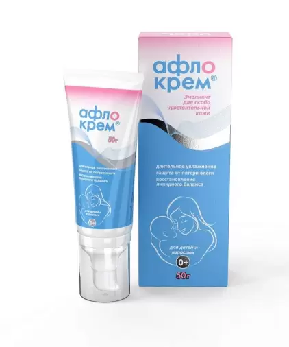 Афлокрем эмолиент Крем 50г произодства Белупо