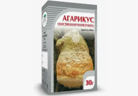 Агарикус (лиственничная губка) Порошок 30г произодства Хорст Компания ООО