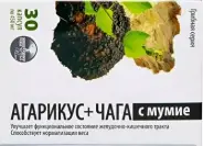 Агарикус+Чага с мумие Капсулы 450мг №30 от АдонисФарм