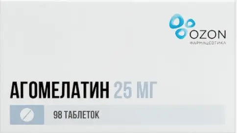 Агомелатин Таблетки п/о 25мг №98 в Орехово-Зуево