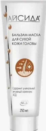 Айсида бальзам-маска для сухой кожи головы Туба 250мл произодства Агроветзащита С-П НВЦ ООО