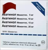 Акатинол Мемантин Набор таблеток 5/10/15/20 №28 от Мерц Фарма ГмбХ и Ко. КГаА