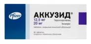 Аккузид Таблетки 20мг+12.5мг №30 в Энгельсе от МедСклад Служба бронирования Энгельс