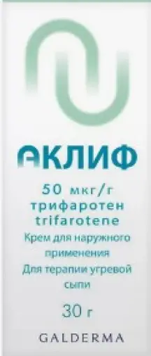 Аклиф крем Флакон 50мкг/г 30г произодства Галдерма