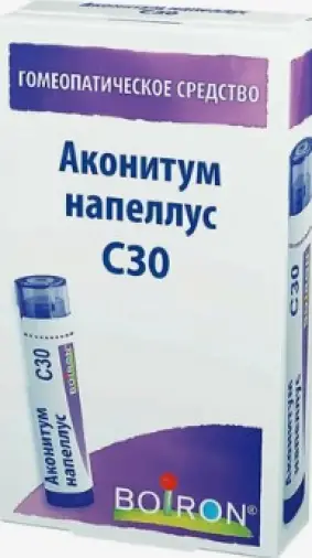 Аконитум напеллус гранулы гомеопатические