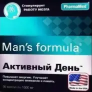 Активный день Мен-с Ф-ла Капсулы №30 в СПБ (Санкт-Петербурге) от Социальная аптека Художников пр-т