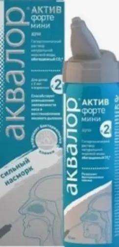 Аквалор актив форте Спрей назальный 50мл