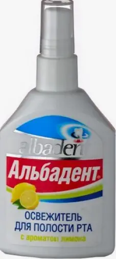 Альбадент освеж.полости рта Лимон Спрей 10мл