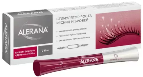 Алерана стимулятор роста ресниц и бровей Упаковка 6мл №2 произодства Вертекс ЗАО