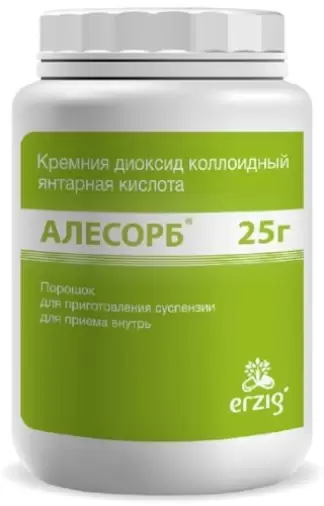 Алесорб Энтеросорбент с янтарной к-той Порошок 25г в Уфе