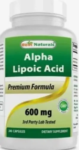 Альфа-липоевая кислота Капсулы 600мг №240 произодства Best naturals