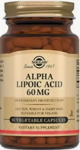 Альфа-липоевая кислота Капсулы №30 произодства Солгар