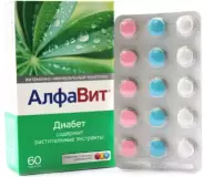 АлфаВИТ диабет Таблетки №60 в Видном от Лисфарма Видное Володарского