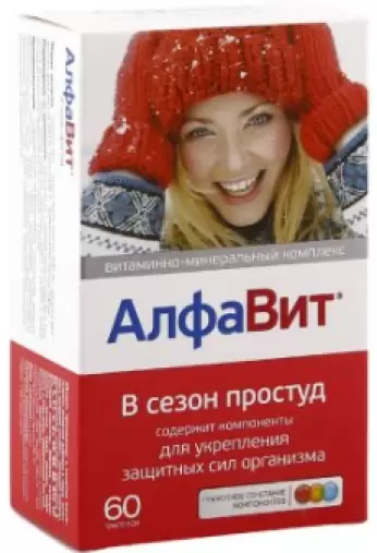 АлфаВИТ в сезон простуд Таблетки №60 произодства Не определен