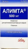Алимта Лиофилизат 500мг от Свикс Хэлскеа ООО