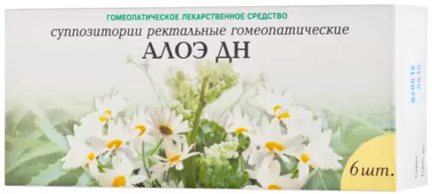 Алоэ ДН Свечи гомеопат. №6 произодства Доктор Н