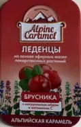 Альпийская карамель для детей с натуральным медом и витамином С Леденцы (брусника) 53г от Аптека Ленинский