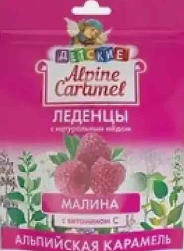 Альпийская карамель для детей с натуральным медом и витамином С