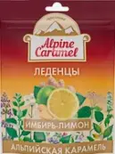 Альпийская карамель Леденцы (лимон и имбирь) 75г от Не определен