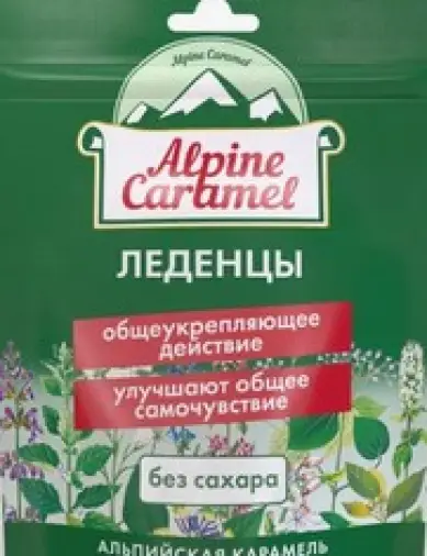 Альпийская карамель Леденцы б/сах. 75г произодства Плантико