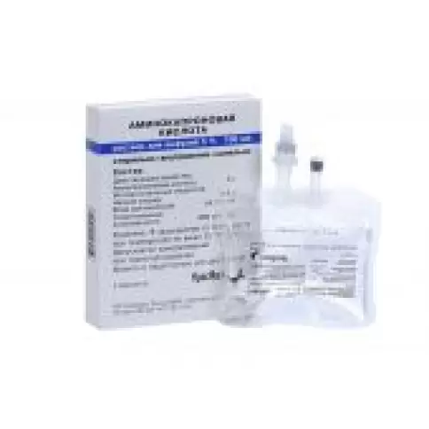 Аминокапроновая кислота Флакон 5% 100мл №36 в Реутове