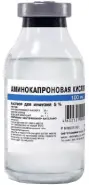 Аминокапроновая кислота Флакон 5% 100мл от Аптека Авилек на Дмитрия Ульянова Доставка