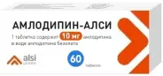 Амлодипин Таблетки 10мг №60 от Аптека Ваша №1 Балаклавский пр-т 5А