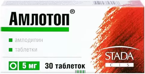 Амлотоп Таблетки 5мг №30 в Реутове