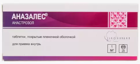 Аназалес Таблетки п/о 1мг №28 произодства Синтон С.Л.