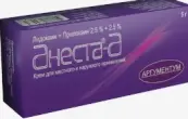 Анеста-А Крем в тубе 5г от Аргументум ООО