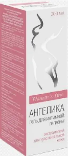 Ангелика womens line гель для интимной гигиены рн-сбалансированный моющий увлажняющий Флакон с дозатором 200мл произодства ВИС ООО