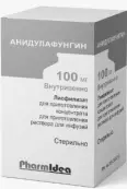 Анидулафунгин Лиоф.порошок 100мг от ПСК Фарма ООО