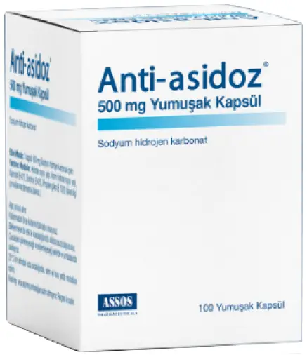 Анти-ацидоз Капсулы 500мг №100 произодства Турция
