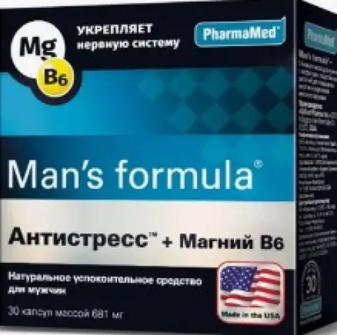 Антистресс+Магний В6 Мен-с Ф-ла Капсулы №30 в Видном