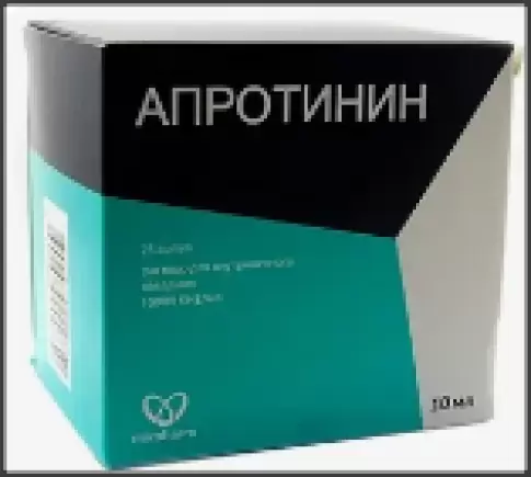 Апротинин Р-р для в/в введ. 10000КИЕ/мл 10мл №25 произодства Фермент Фирма ООО