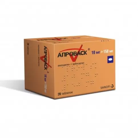 Апроваск Таблетки п/о 10мг+150мг №28 произодства Санофи