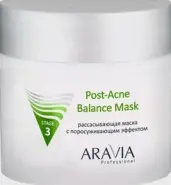 Аравия ARAVIA Professional Маска для лица рассасывающая с поросуживающим эффектом для жирной и проблемной кожи Post-Acne Balance Mask